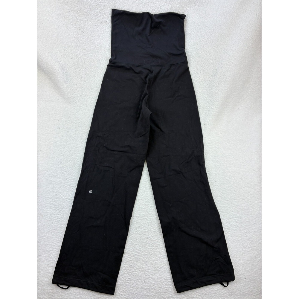 Lululemon Pants Women's 4 Black High Rise Wide Leg Athleisure Lounge Yoga‎ - Picture 12 of 15